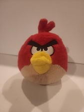 Angry Birds Red Bird Plush 8" Soft Cardinal Bird Video Game Character Toy