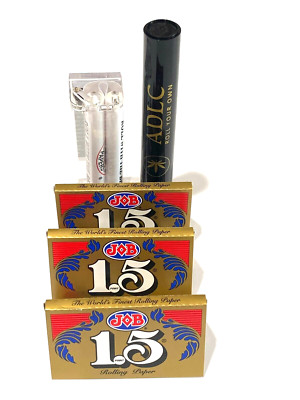Job Rolling Paper 1 1/2 (3 Packs) Plus Job Roller 79MM & TUBE.