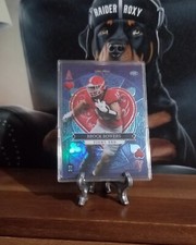 Brock Bowers PRC 2/2 Ace Of Hearts Wild Card Las Vegas Raiders Bulldogs 1/1