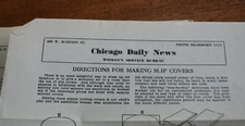 VTG CHICAGO DAILY NEWS PAPERS Woman's Service Bureau (7) Household Tips