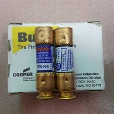 10PC new Bussmann FRN-R-5 5A 250Vac ENERGY EFFICIENT TIME DELAY RK5 Fuse