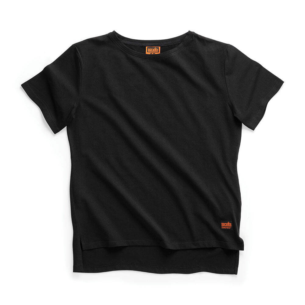 Scruffs - Damen T-shirt „trade”, Schwarz