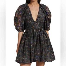 NWOT Ulla Johnson Gwen Printed Mini Dress - Size 0