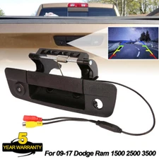 Tail gate Handle w/ Rearview Backup Camera For 2009-17 Dodge Ram 1500 2500 3500