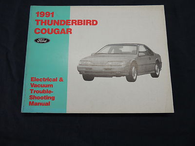Ford Thunderbird Cougar 1991 Electrical manual Schaltpläne Werkstatthandbuch
