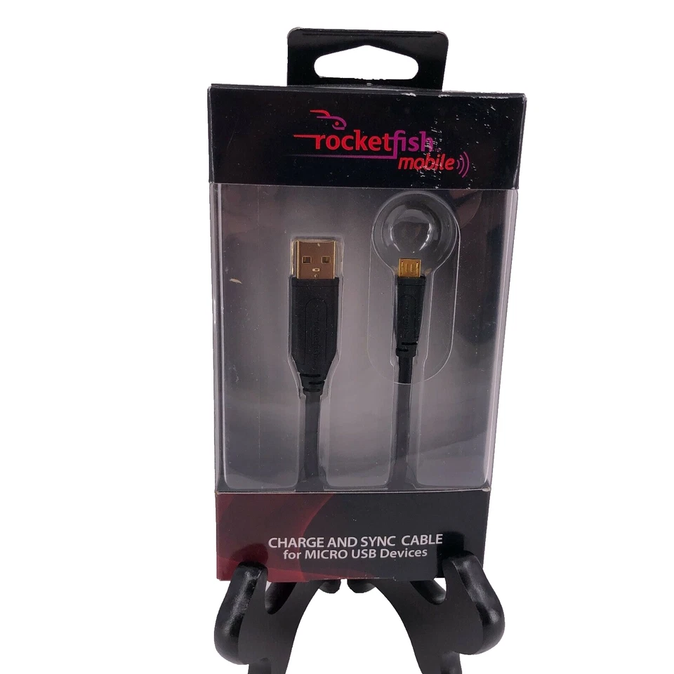 Rocketfish Mobile Charge and Sync Cable for Micro USB Devices NEW - Image 3 of 4
