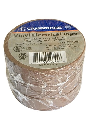 Electrical Tape, 3/4"X66'  VALUE PACK - Picture 11 of 12