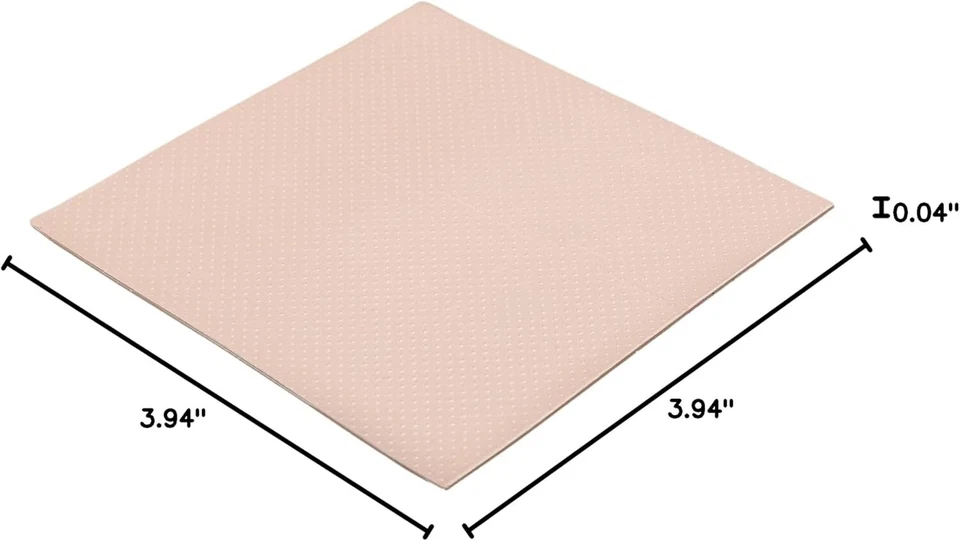 Thermal Grizzly минус подушечка 8 - 100 x 100 x (0,5 мм / 1 мм / 1,5 мм / 2 мм) - Изображение 3 из 3