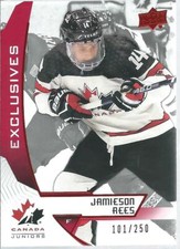 2019-20 Upper Deck Team Canada Juniors JAMIESON REES Exclusives #68 101/250