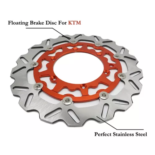 New 320mm Floating Brake Disc Rotor For KTM SX XC EXC XCW 125-530 SXF350 EXC 250 - Picture 2 of 4