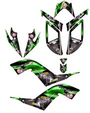 Fits Yamaha Raptor 700R Graphics Kit 2006 2007 2008 2009 2010 2011 2012 decals