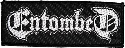   Entombed - Logo gewebter Aufnäher - woven Patch Neu & Official!