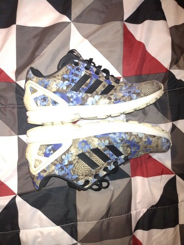 Adidas Torsion ZX Flux Black White Blue 