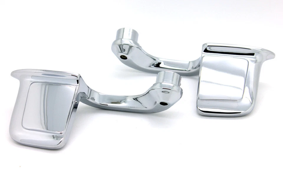 Nuevo par de manijas de puerta interiores cromadas / para Chevy Buick Pontiac 2073 antiguos listados Foto 2 de 4