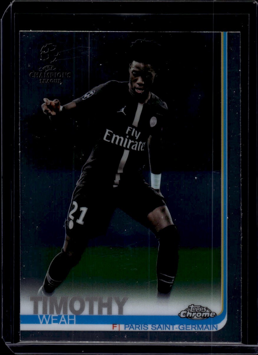 2018-19 Topps Chrome UEFA Champions League #92 Timothy Weah