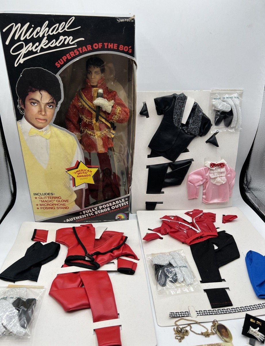 Michael Jackson Doll LJN AMA 1984 Vintage Thriller Beat It Billie