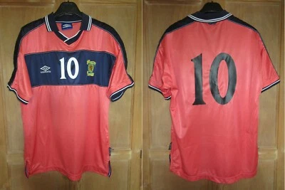 Maillot ECOSSE SCOTLAND 2000 Gary McAllister n°10 vintage UMBRO away shirt SFA L - Photo 1/4