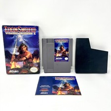 IronSword: Wizards  Warriors II NES Nintendo Complete CIB Manual Video Games