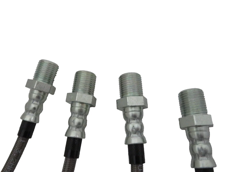 Ferrari 250GT 275GT y 330GT 1963-1966 Nuevo Kit de manguera de freno de acero inoxidable de 3 piezas Foto 2 de 4