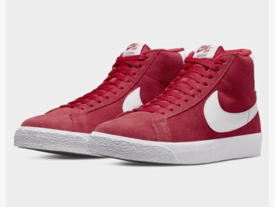 Men's Size 4.5-women 6 Nike Zoom Blazer SB Mid University Red 864349-602 
