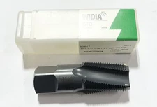 Widia 1 - 11 1/2NPT EM-SS Spiral Flute Pipe Taps 4 Flute Taper Black Oxide