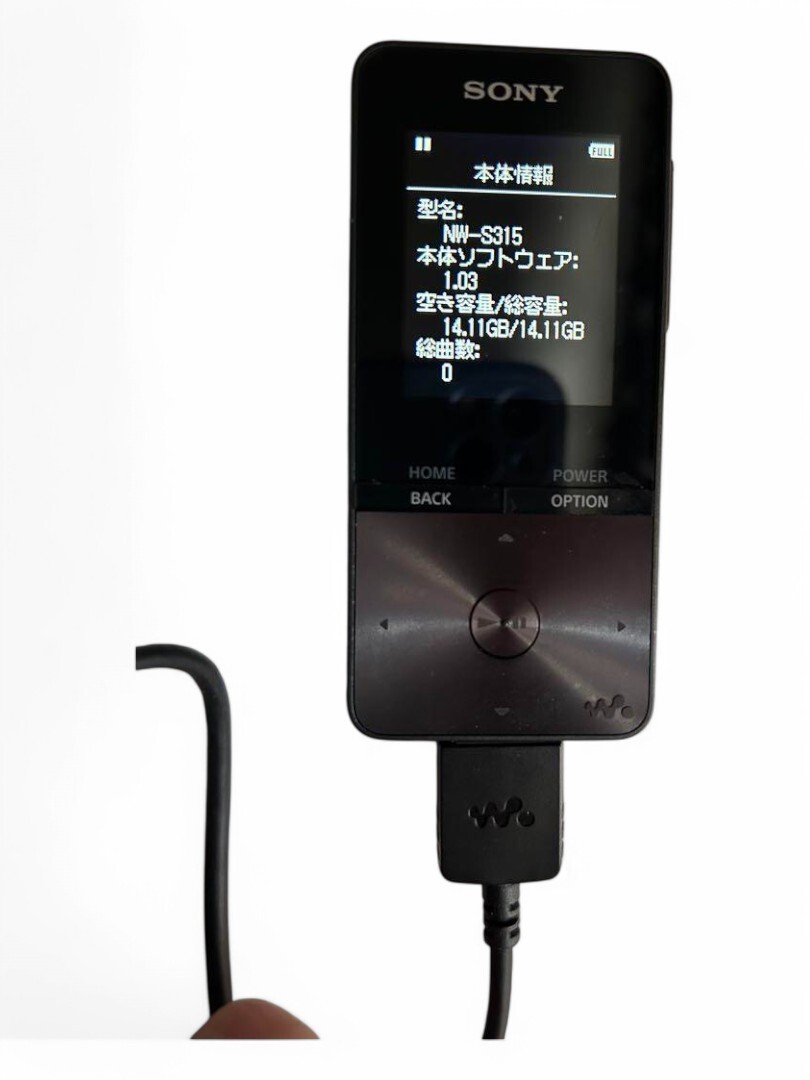 SONY WALKMAN  NW–S315 Sony NW-S315 WALKMAN Blue Portable Audio Player Used with