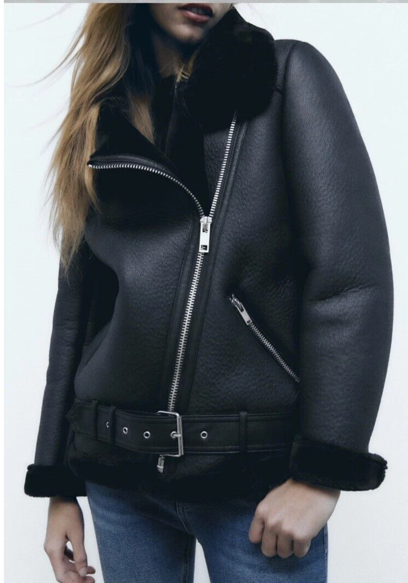 Zara Aviator Jacket Black Online | bellvalefarms.com