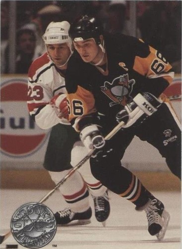 1991-92 Pro Set Platinum NHL Hockey Card #91 Mario Lemieux