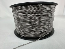 10 Feet Military Specification Stainless Steel Dog Tag Ball Chain And Connectors
