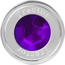 GG Grand General 95834 Purple Pin Hole Chrome Plated Aluminum Air Knob .25