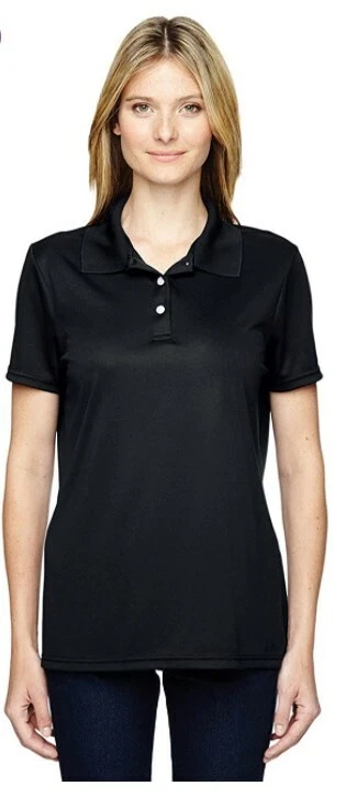 Hanes women's polo shirts sales