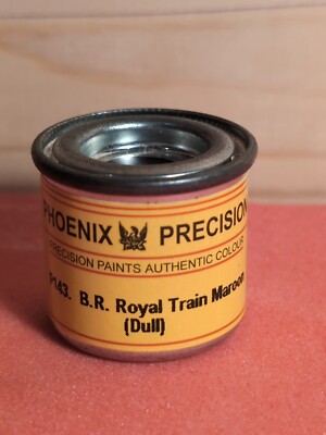 Phoenix Precision Model Paint P143 B.R ROYAL TRAIN MAROON DULLNew