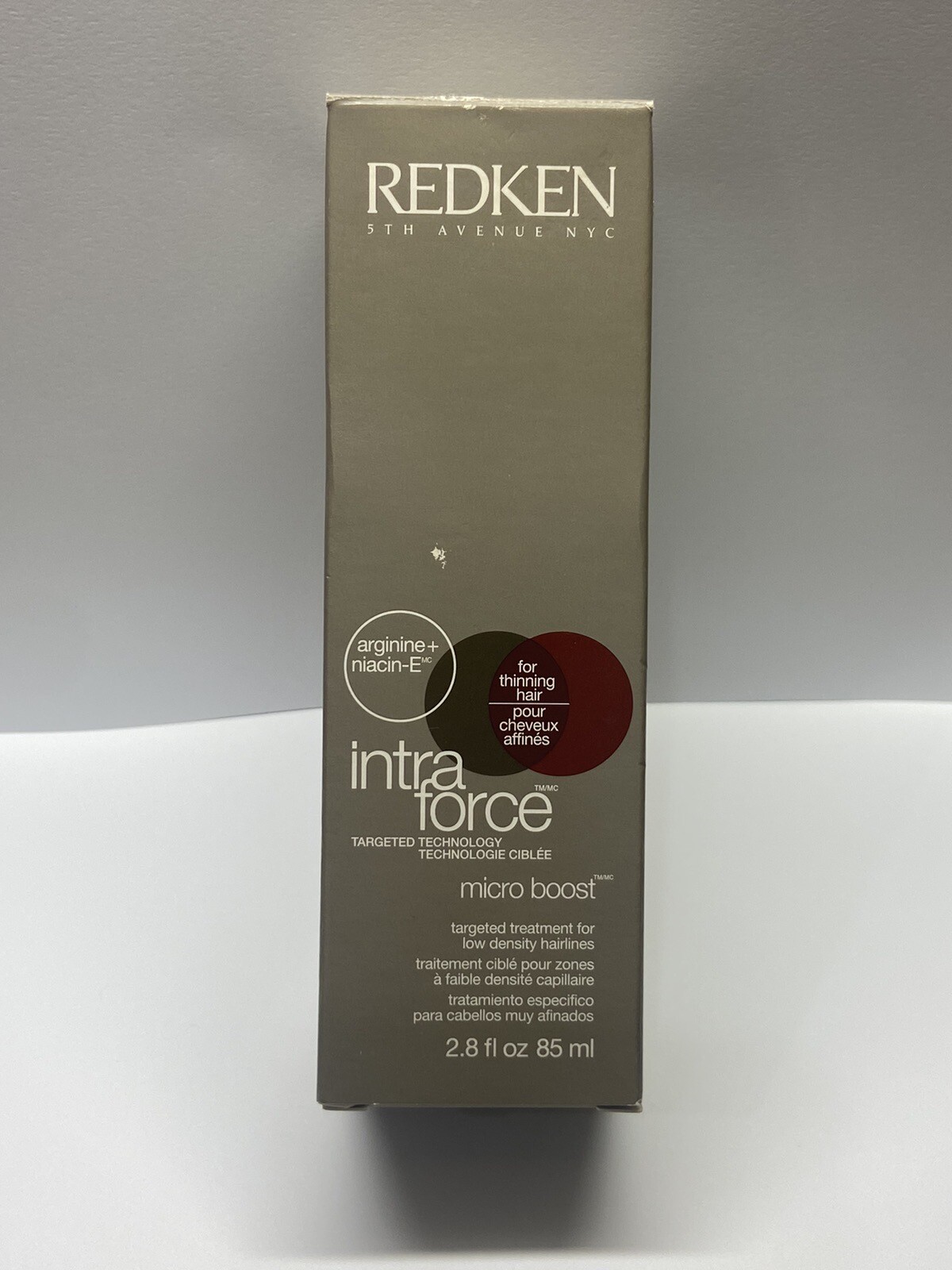 NEW! REDKEN INTRA FORCE MICRO BOOST FOR THINNING HAIR 2.8 OZ