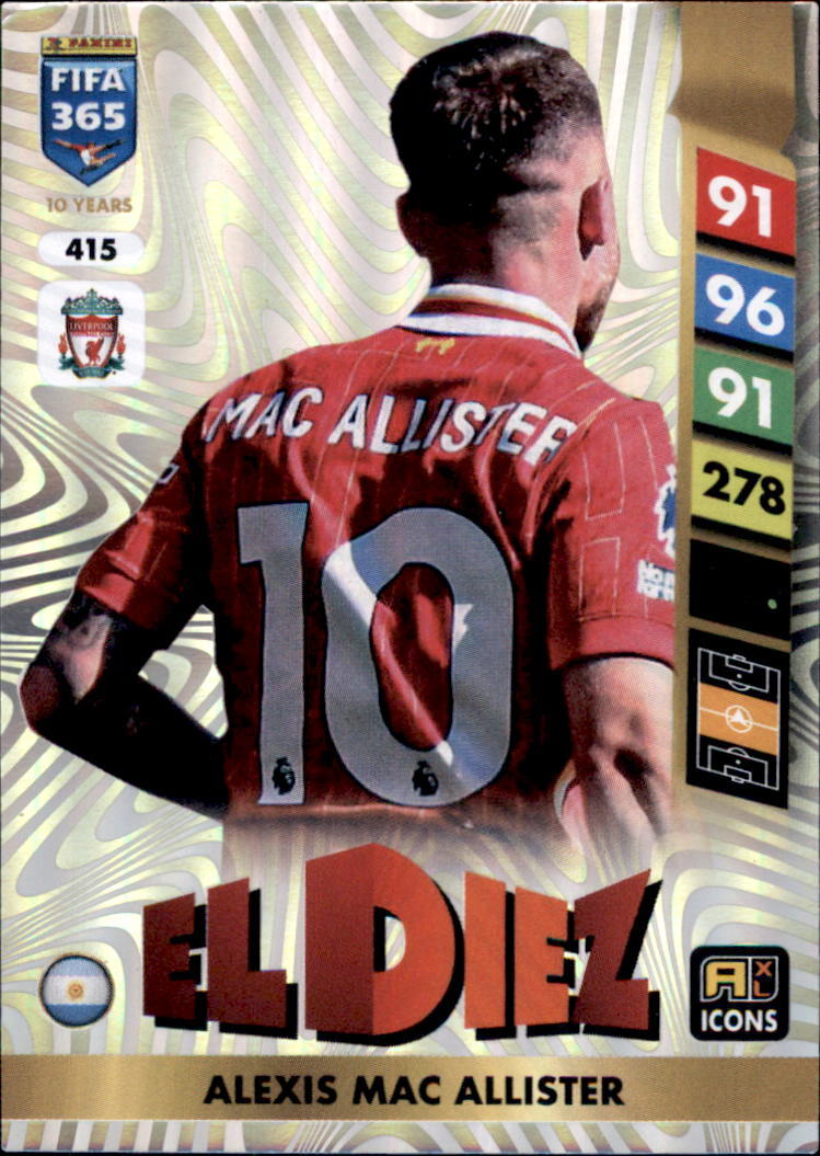 Panini FIFA 365 Adrenalyn XL 2025 Card 415 - Alexis Mac Allister