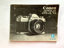 Canon AT-1 Genuine Original User Instruction Manual Vintage