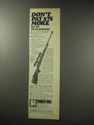 1969 Parker-Hale 1200 Mauser Rifle Ad