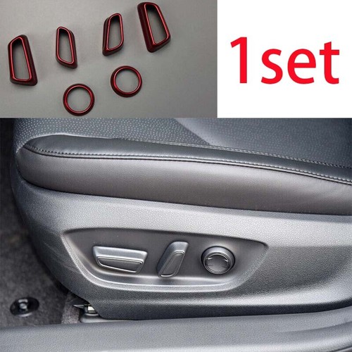 Painted Seat Adjustment Handle Red 6pcs For Toyota Avalon 2019-2022 Cover Trim - Foto 1 di 6