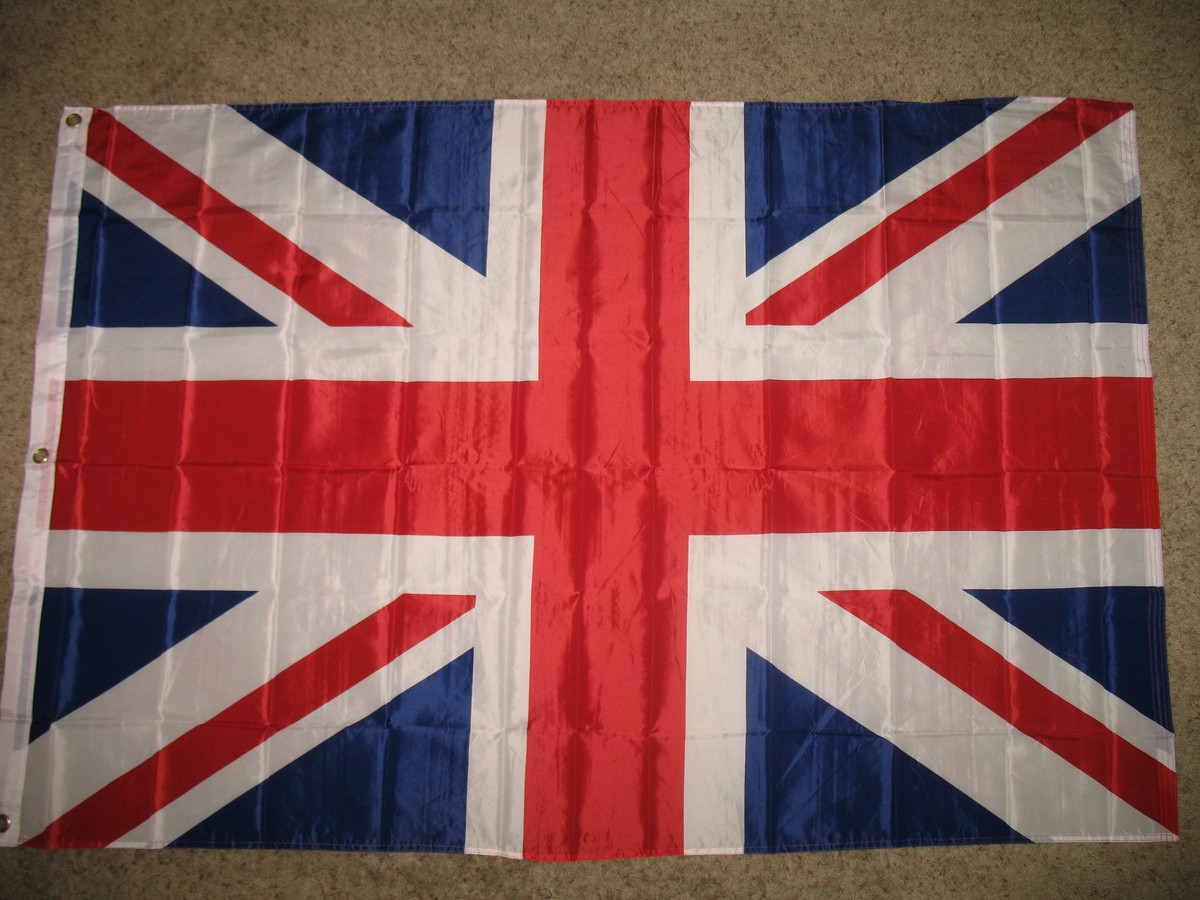 SHATCHI Bandiera Union Jack 152x91 Cm Con Emblema Ufficiale Giubileo Di Platino Regina Elisabetta II