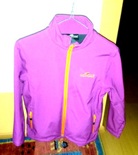 Softshelljacke Gr 140 Lila WINDJACKE WASSERABWEISEND  GEFÜTTERT 