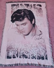Pink Elvis Presley Blanket