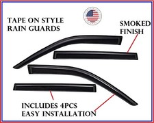 Rain Guards Tape-on Smoked Window Visors For Buick Century 1997-2005 Rain Guards Tape-on Smoked Window Visors For Buick Century 1997-2005