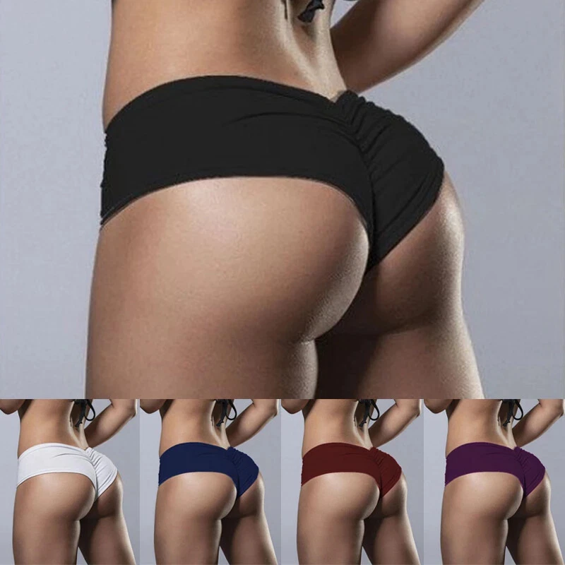 Lote de 5 paquetes de pantalones cortos deportivos para mujeres yoga informales gimnasio correr salón verano playa pantalones Foto 2 de 4