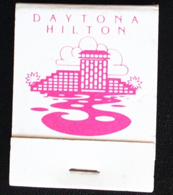 Daytona Hilton Hotel Match Book Unused Unstruck Complete Daytona Beach Florida