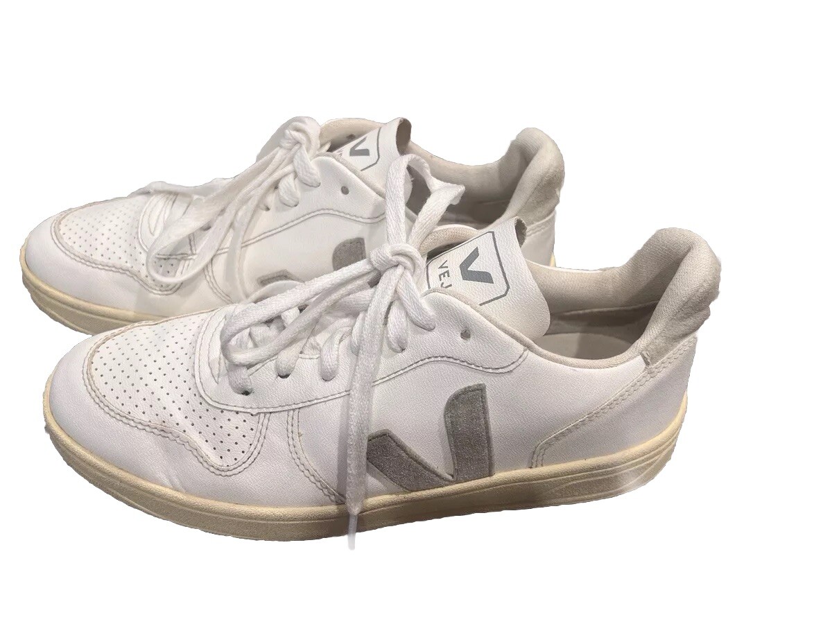 SAOLA Veja Scarpe da Ginnastica in Pelle (CWL) Suola Bianco Naturale Burro