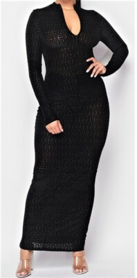 navy blue dress for baby girl Celia Long Sleeve Ankle Gown main image 1