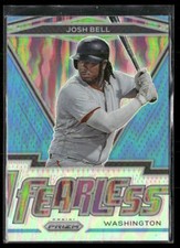 2021 Panini Prizm #FR-19 Josh Bell Fearless Teal Wave Prizm