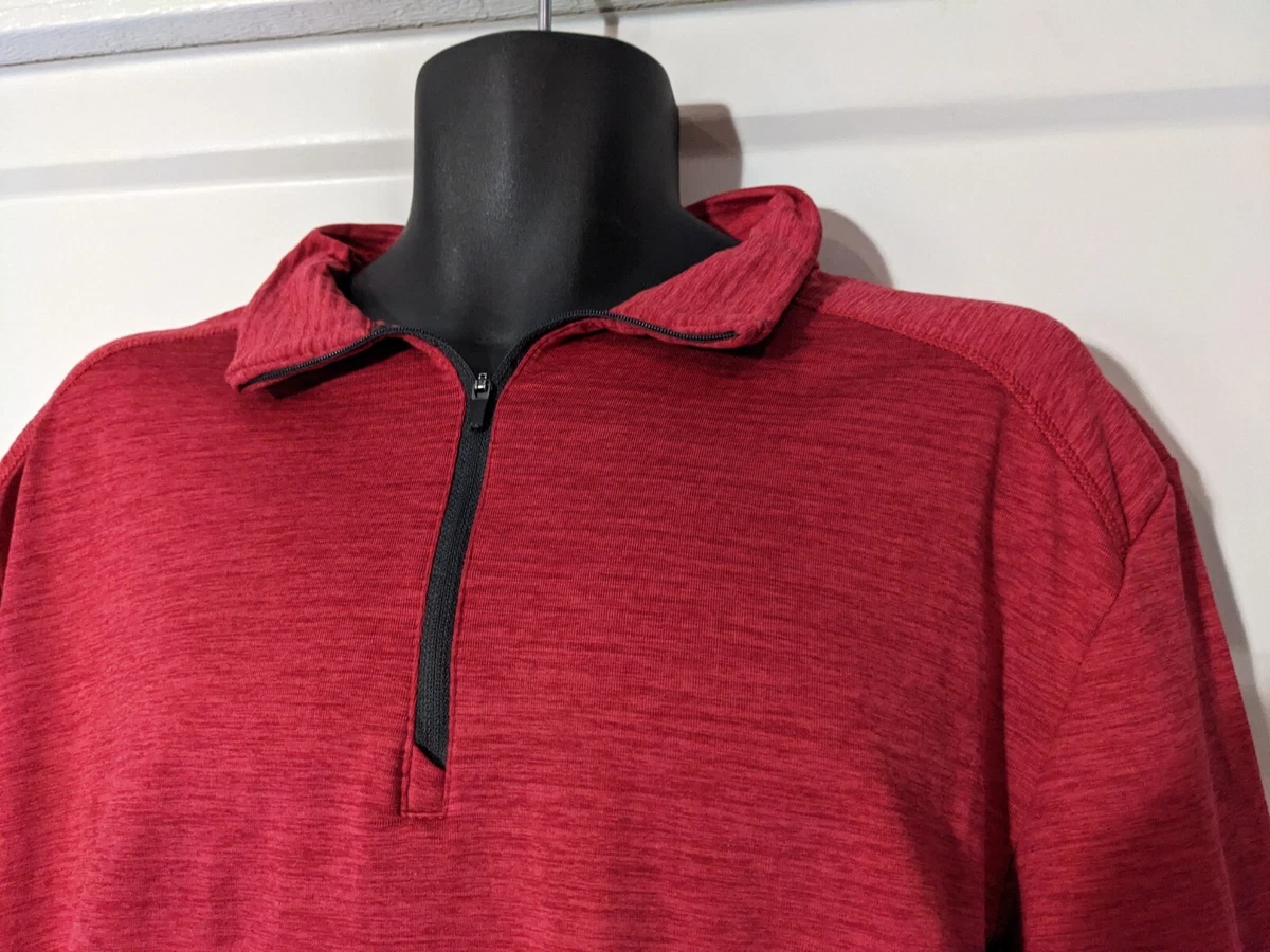 Ping Golf 1 4 Zip Pullover Red Sweatshirt Size 2XL 100 Prima Cotton