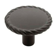 5 Pack Black Knobs Pulls Handles Kitchen Cabinet Drawer Braid Round