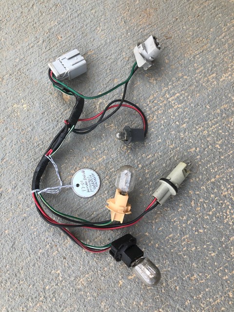 97-01 Honda Prelude TAILLIGHT Tail Light Bulb Socket Wiring Harness RH