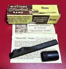 Williams Streamlined Hood Front Sight Sweat-On Ramp – New Original Part